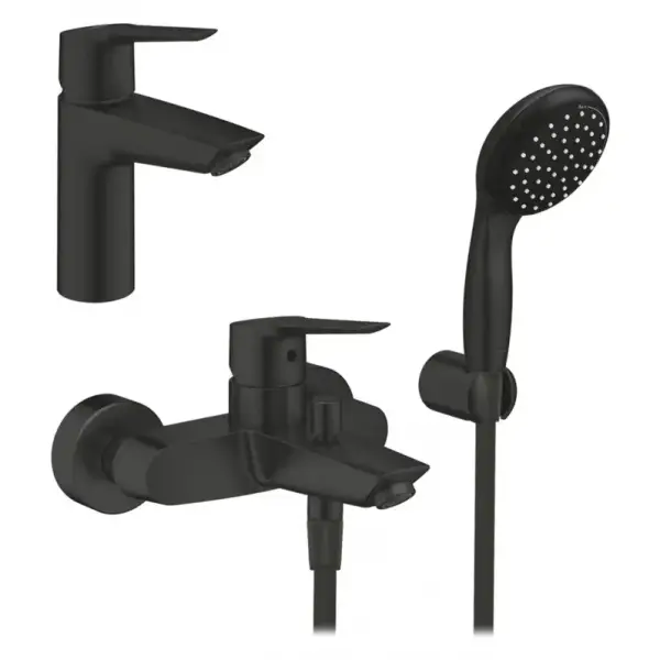 Набір змішувачів Grohe QuickFix Start Black UA303301SQ для ванної