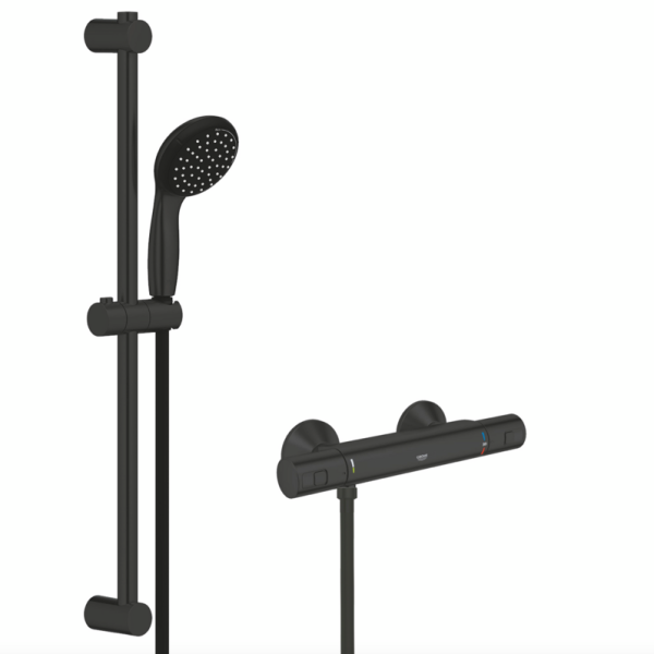 Набір змішувачів GROHE QuickFix Precision Start Black UA303908T1